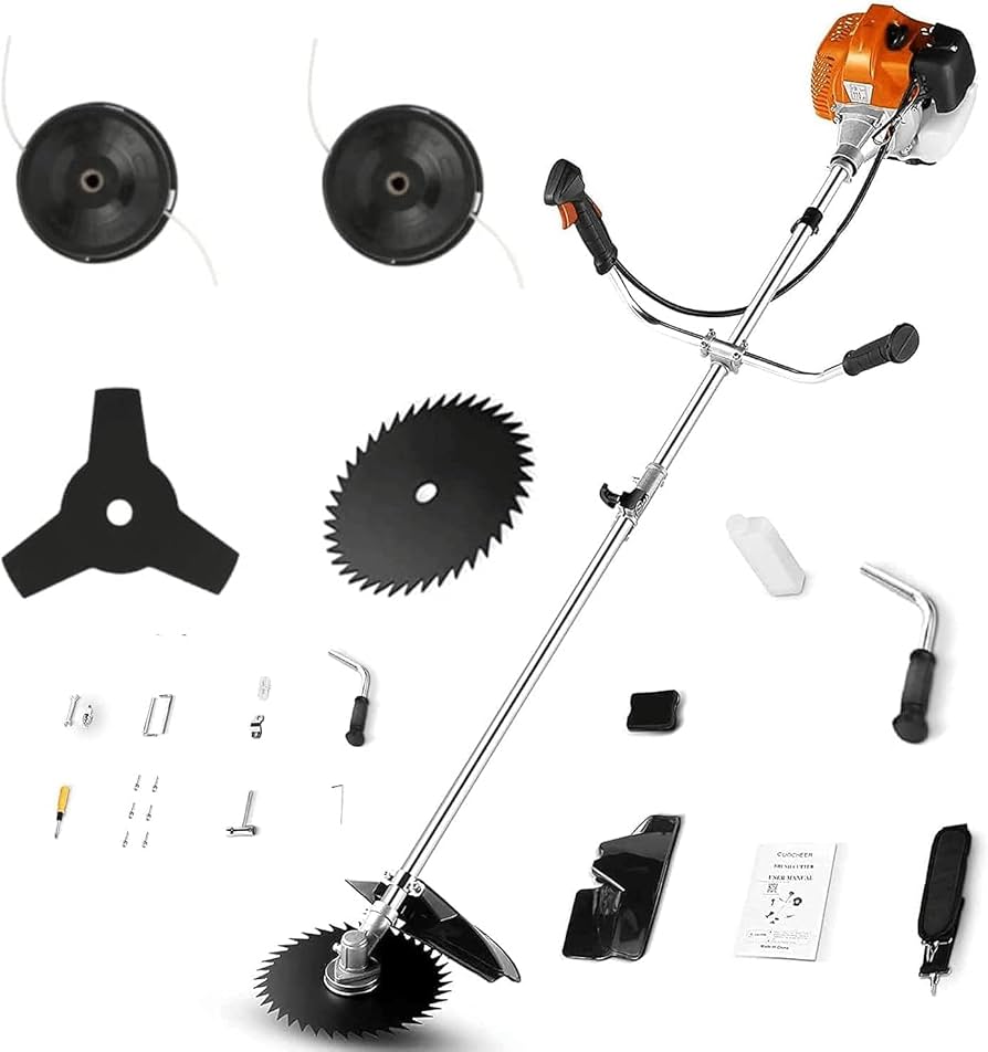 Amazon.com : COOCHEER 58cc Weed Wacker, 4 in 1 Cordless Weed